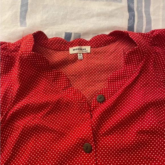 🍓Red Polka Dot Shirt 🍓 - Picture 2 of 3
